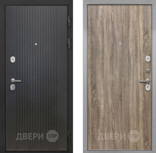 Входная металлическая Дверь Интекрон (INTECRON) Гектор ФЛ-295 Гладкая Дуб турин в Дмитрове