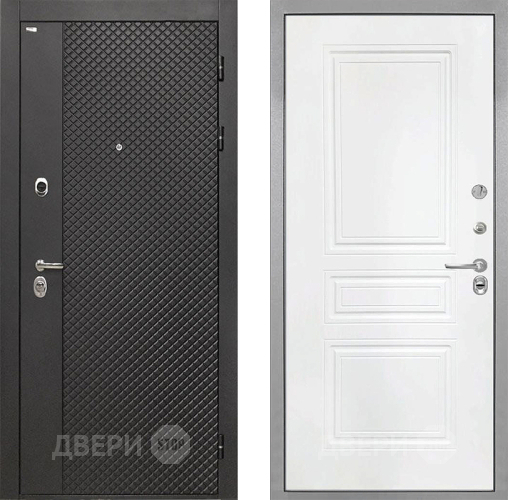 Дверь Интекрон (INTECRON) Олимпия Black 4К ФЛ-243 Белый матовый в Дмитрове