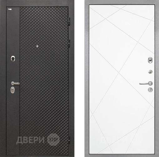 Входная металлическая Дверь Интекрон (INTECRON) Олимпия Black 4К Лучи-М Софт милк в Дмитрове