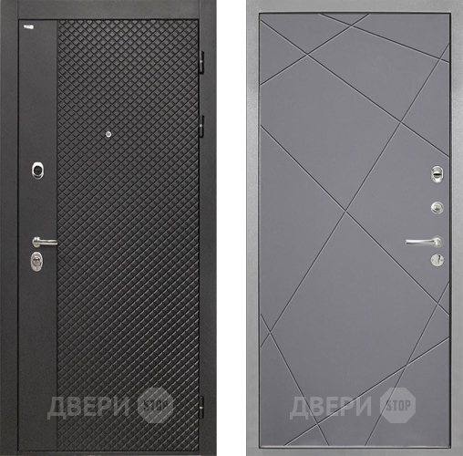 Дверь Интекрон (INTECRON) Олимпия Black 4К Лучи-М Графит софт в Дмитрове