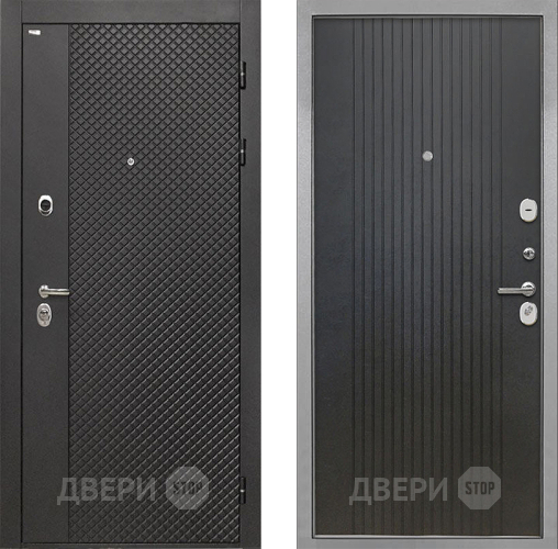 Дверь Интекрон (INTECRON) Олимпия Black 4К ФЛ-295 Лофт черный в Дмитрове