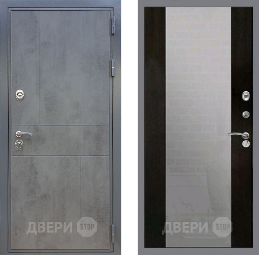 Входная металлическая Дверь Рекс (REX) ФЛ-290 СБ-16 Зеркало Венге в Дмитрове