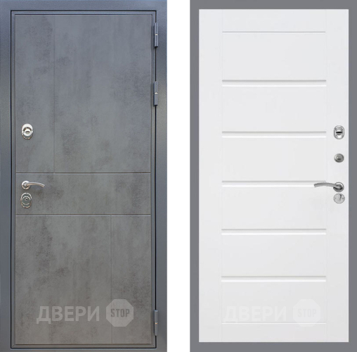 Входная металлическая Дверь Рекс (REX) ФЛ-290 Сити Белый ясень в Дмитрове