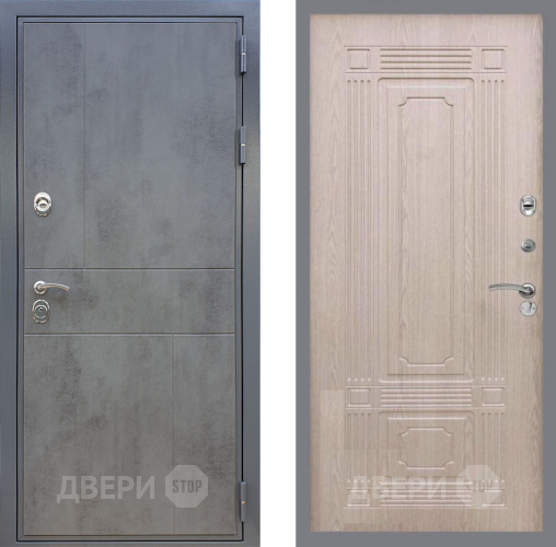 Входная металлическая Дверь Рекс (REX) ФЛ-290 FL-2 Беленый дуб в Дмитрове