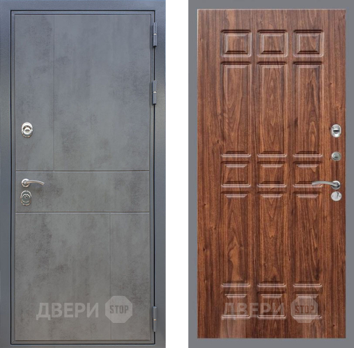 Входная металлическая Дверь Рекс (REX) ФЛ-290 FL-33 орех тисненый в Дмитрове