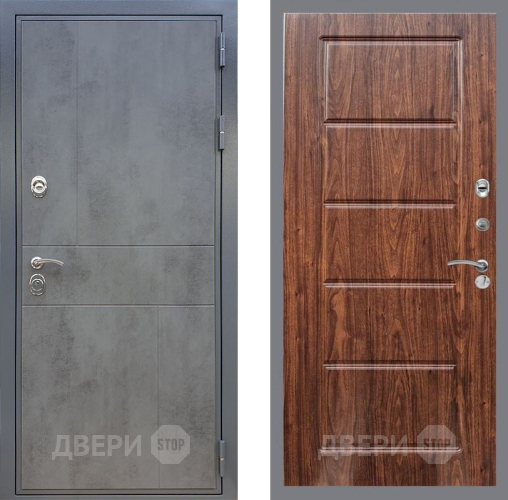 Дверь Рекс (REX) ФЛ-290 FL-39 орех тисненый в Дмитрове