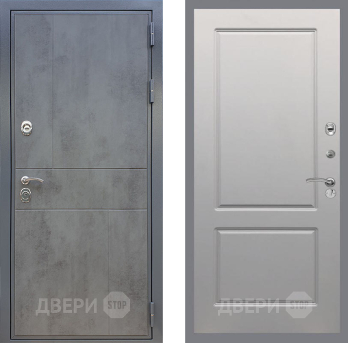 Дверь Рекс (REX) ФЛ-290 FL-117 Грей софт в Дмитрове