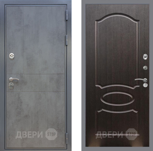 Входная металлическая Дверь Рекс (REX) ФЛ-290 FL-128 Венге светлый в Дмитрове