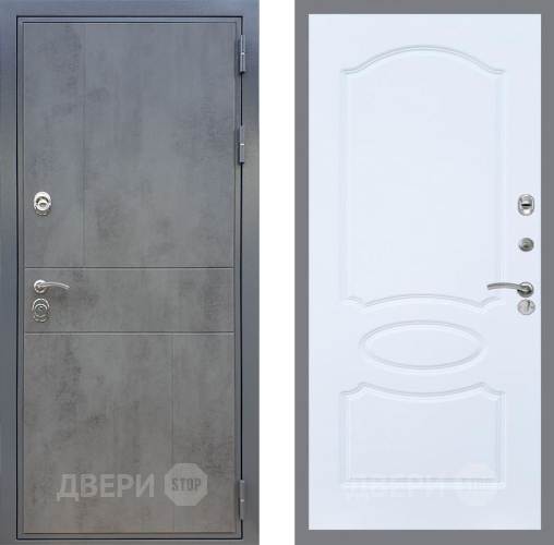 Дверь Рекс (REX) ФЛ-290 FL-128 Силк Сноу в Дмитрове