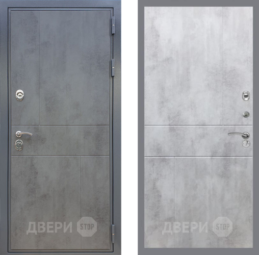 Входная металлическая Дверь Рекс (REX) ФЛ-290 FL-290 Бетон светлый в Дмитрове