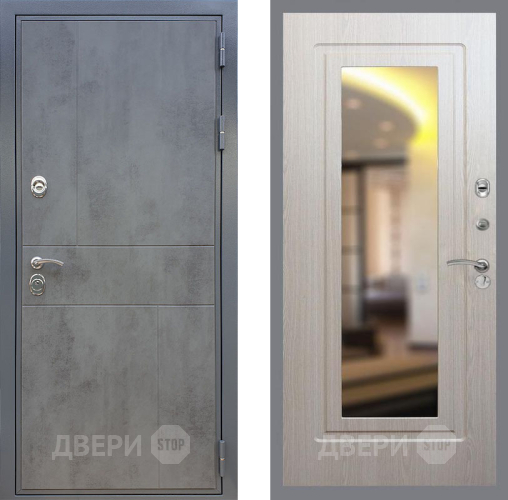 Дверь Рекс (REX) ФЛ-290 FLZ-120 Беленый дуб в Дмитрове