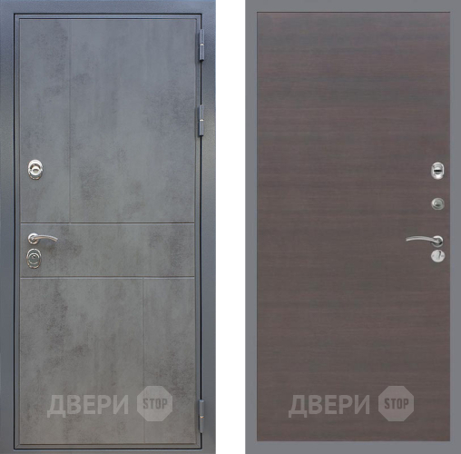 Дверь Рекс (REX) ФЛ-290 GL венге поперечный в Дмитрове