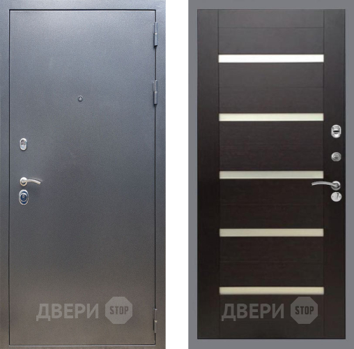 Дверь Рекс (REX) 11 СБ-14 стекло белое венге поперечный в Дмитрове