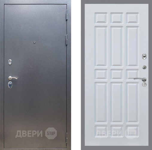 Входная металлическая Дверь Рекс (REX) 11 FL-33 Белый ясень в Дмитрове