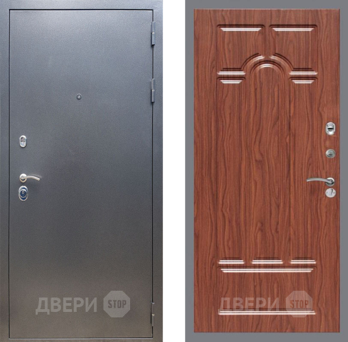 Входная металлическая Дверь Рекс (REX) 11 FL-58 орех тисненый в Дмитрове