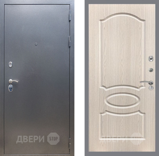 Входная металлическая Дверь Рекс (REX) 11 FL-128 Беленый дуб в Дмитрове