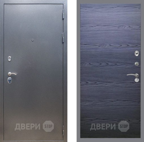 Дверь Рекс (REX) 11 GL Дуб тангенальный черный в Дмитрове