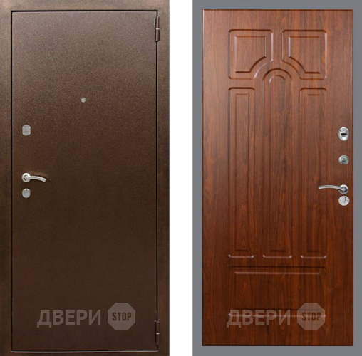 Входная металлическая Дверь Рекс (REX) 1А Медный Антик FL-58 Морёная берёза в Дмитрове