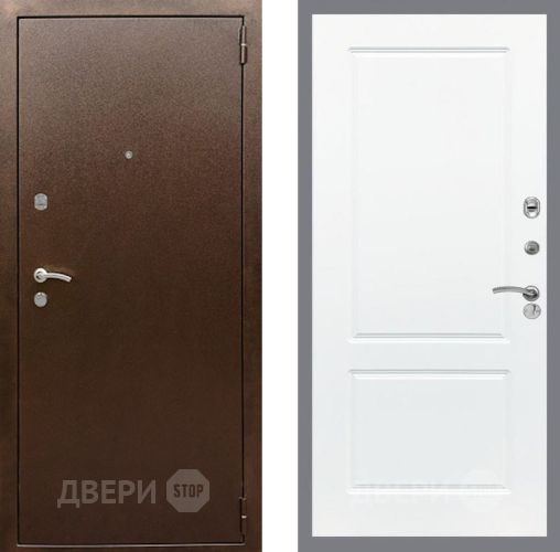 Дверь Рекс (REX) 1А Медный Антик FL-117 Силк Сноу в Дмитрове