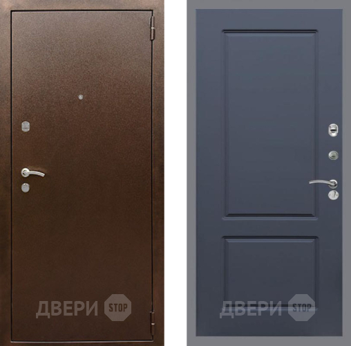 Дверь Рекс (REX) 1А Медный Антик FL-117 Силк титан в Дмитрове