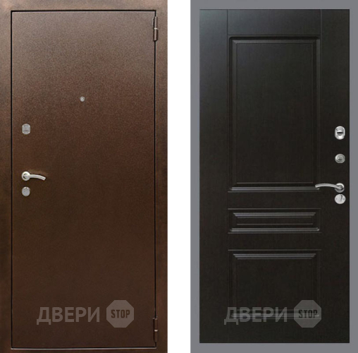 Дверь Рекс (REX) 1А Медный Антик FL-243 Венге в Дмитрове