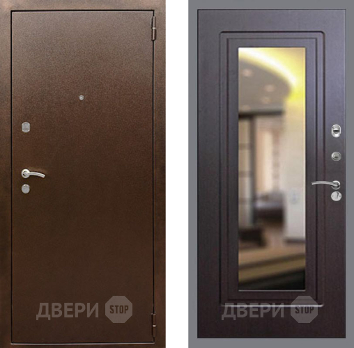 Дверь Рекс (REX) 1А Медный Антик FLZ-120 Венге в Дмитрове