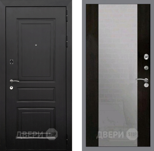 Входная металлическая Дверь Рекс (REX) 6 Венге СБ-16 Зеркало Венге в Дмитрове