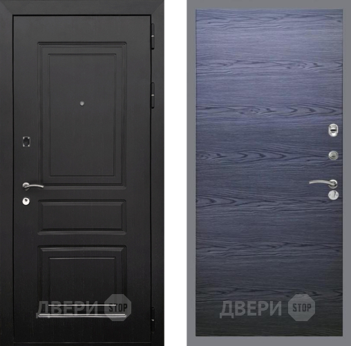 Входная металлическая Дверь Рекс (REX) 6 Венге GL Дуб тангенальный черный в Дмитрове
