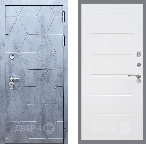 Входная металлическая Дверь Рекс (REX) 28 Сити Белый ясень в Дмитрове