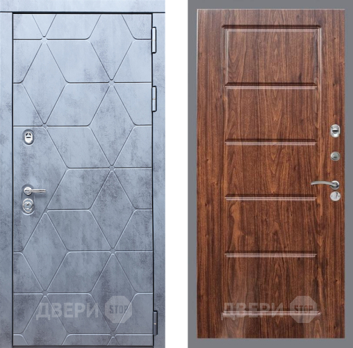 Входная металлическая Дверь Рекс (REX) 28 FL-39 орех тисненый в Дмитрове