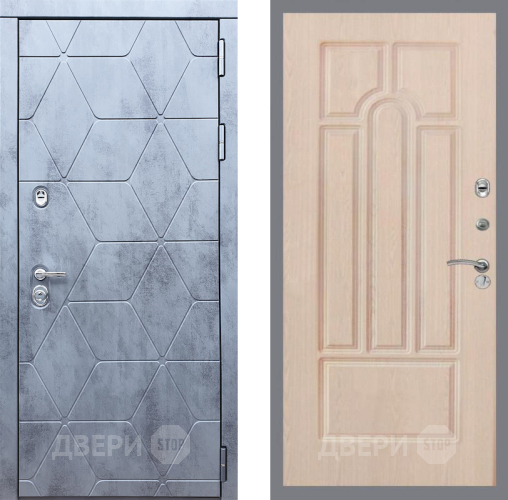 Входная металлическая Дверь Рекс (REX) 28 FL-58 Беленый дуб в Дмитрове