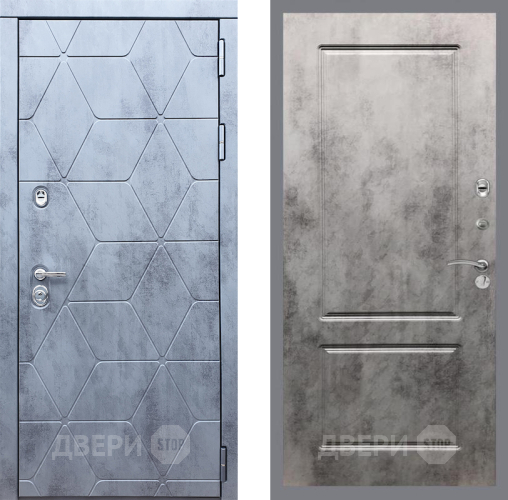 Входная металлическая Дверь Рекс (REX) 28 FL-117 Бетон темный в Дмитрове