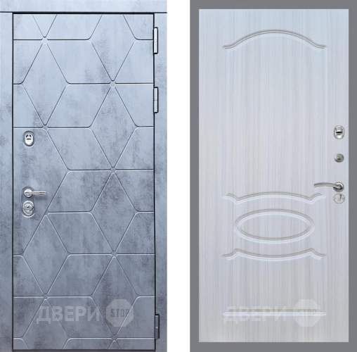 Входная металлическая Дверь Рекс (REX) 28 FL-128 Сандал белый в Дмитрове