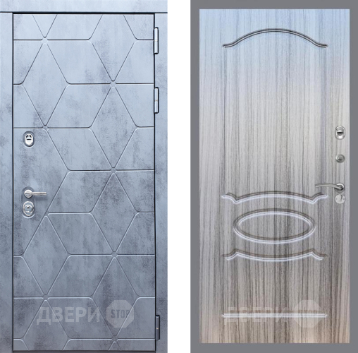 Входная металлическая Дверь Рекс (REX) 28 FL-128 Сандал грей в Дмитрове