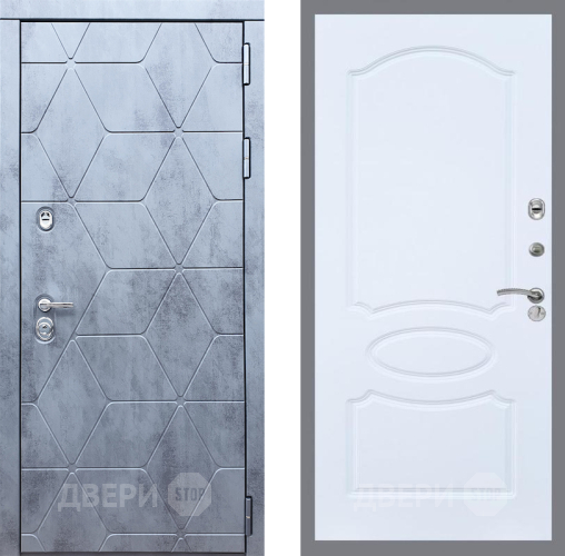 Входная металлическая Дверь Рекс (REX) 28 FL-128 Силк Сноу в Дмитрове