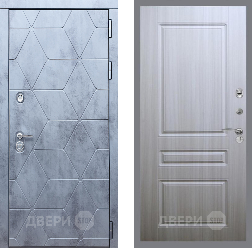Входная металлическая Дверь Рекс (REX) 28 FL-243 Сандал белый в Дмитрове
