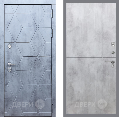 Входная металлическая Дверь Рекс (REX) 28 FL-290 Бетон светлый в Дмитрове