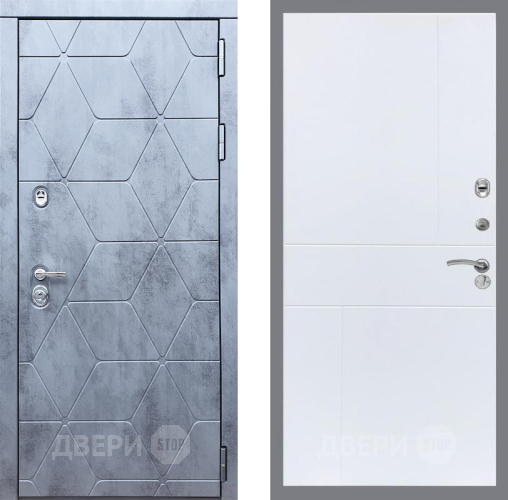 Входная металлическая Дверь Рекс (REX) 28 FL-290 Силк Сноу в Дмитрове