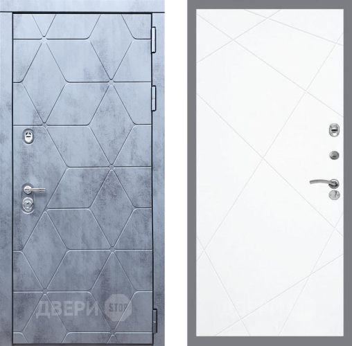 Входная металлическая Дверь Рекс (REX) 28 FL-291 Силк Сноу в Дмитрове