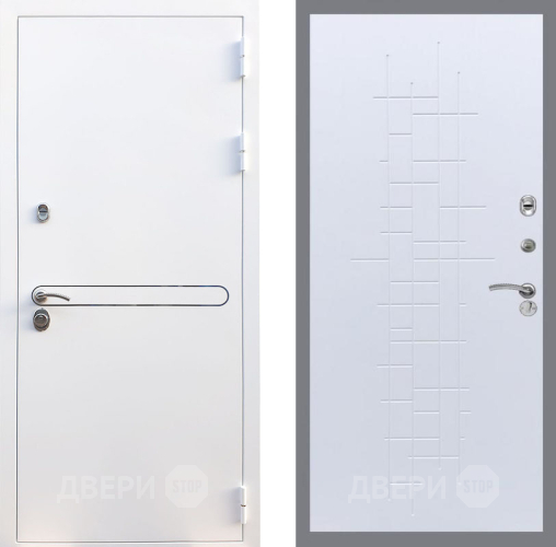 Входная металлическая Дверь Рекс (REX) 27 FL-289 Белый ясень в Дмитрове