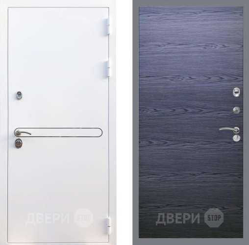 Входная металлическая Дверь Рекс (REX) 27 GL Дуб тангенальный черный в Дмитрове