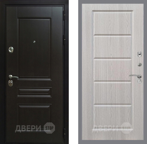 Входная металлическая Дверь Рекс (REX) Премиум-Н FL-39 Беленый дуб в Дмитрове