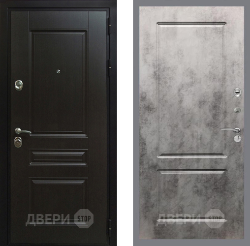 Входная металлическая Дверь Рекс (REX) Премиум-Н FL-117 Бетон темный в Дмитрове