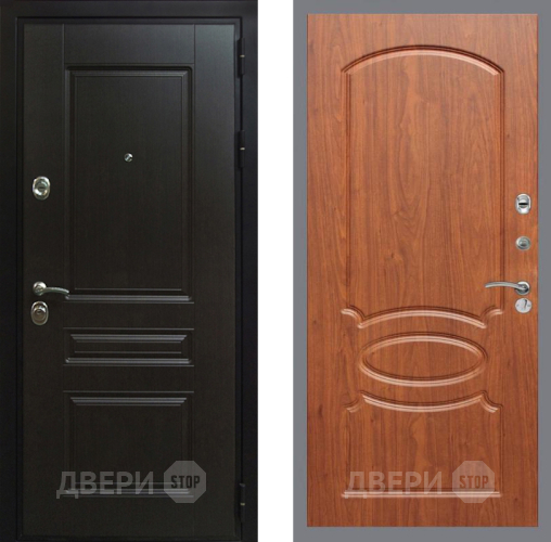 Входная металлическая Дверь Рекс (REX) Премиум-Н FL-128 Морёная берёза в Дмитрове