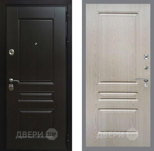 Входная металлическая Дверь Рекс (REX) Премиум-Н FL-243 Беленый дуб в Дмитрове