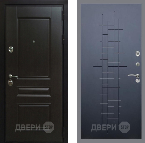Входная металлическая Дверь Рекс (REX) Премиум-Н FL-289 Ясень черный в Дмитрове
