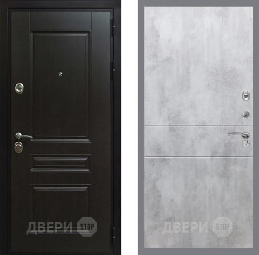 Входная металлическая Дверь Рекс (REX) Премиум-Н FL-290 Бетон светлый в Дмитрове