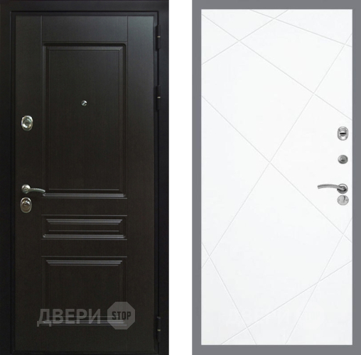 Входная металлическая Дверь Рекс (REX) Премиум-Н FL-291 Силк Сноу в Дмитрове