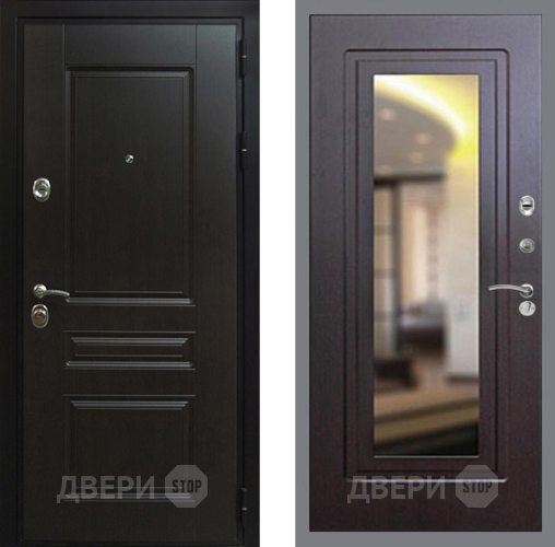 Входная металлическая Дверь Рекс (REX) Премиум-Н FLZ-120 Венге в Дмитрове