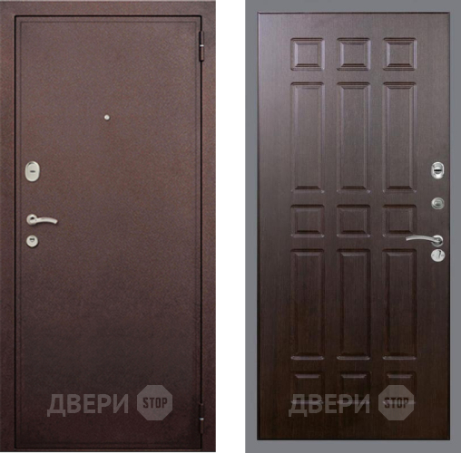 Входная металлическая Дверь Рекс (REX) 2 Медный Антик FL-33 Венге в Дмитрове